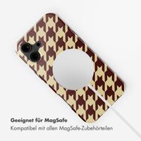 Selencia Vivid Rückabdeckung mit MagSafe Apple iPhone 16 - Pied-de-Poule