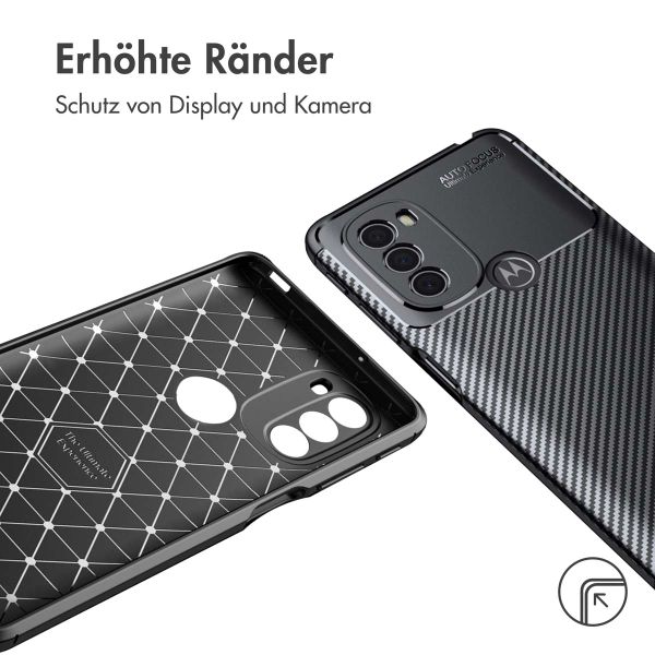 imoshion Carbon-Hülle für das Motorola Moto G31 - Schwarz