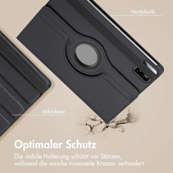 imoshion 360° drehbare Klapphülle Xiaomi Pad 7 / 7 Pro - Schwarz