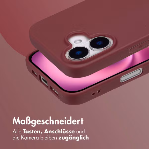 imoshion TPU Color Cover iPhone 16 - Wine Red