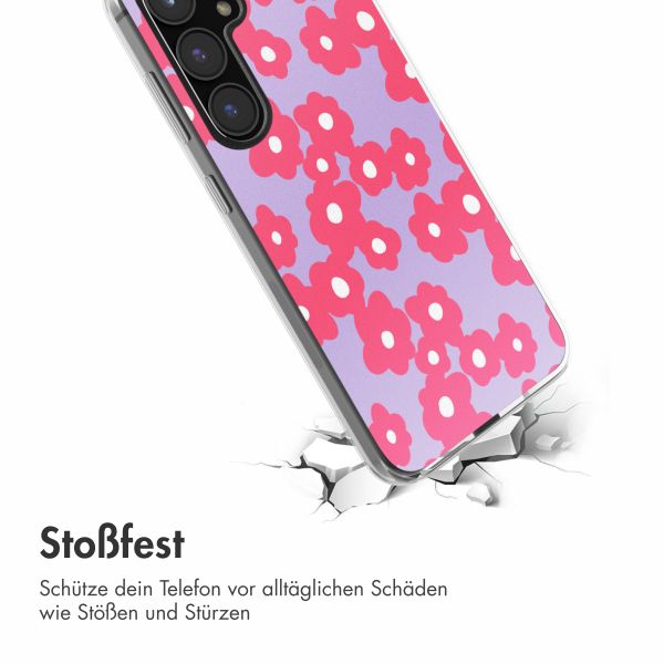 imoshion  Design Hülle für das Samsung Galaxy S23 FE - Dusty Rose Blossoms