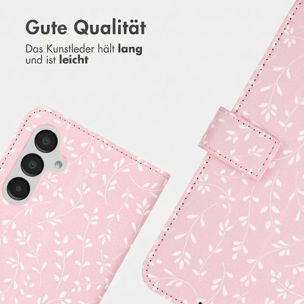 imoshion Design Klapphülle Samsung Galaxy A16 - Pink Bazaar Flowers