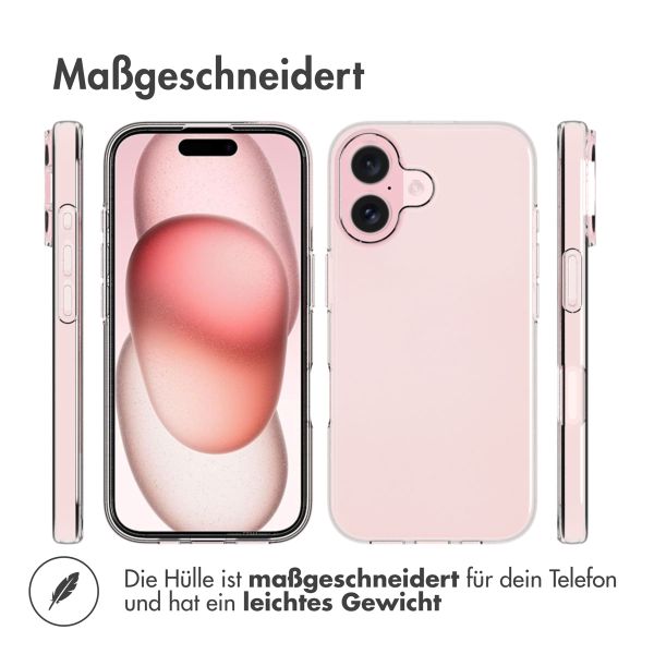 Accezz Clear TPU Backcover Apple iPhone 17 - Transparent