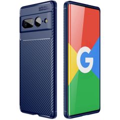 imoshion Carbon-Hülle Google Pixel 7 Pro - Blau