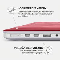 Burga Hardshell Hülle Apple MacBook Pro 14 Zoll (2021 / 2023 M3 chip / 2024 M4 chip / 2025 M5 chip) - Strawberry Jam