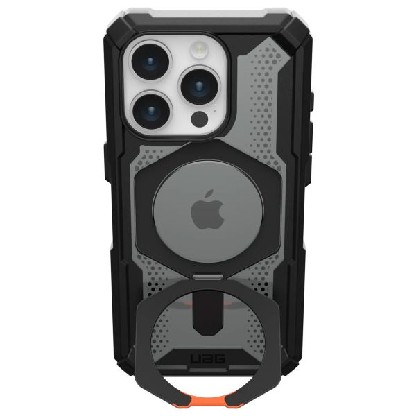 UAG Plasma XTE Back Cover MagSafe für das iPhone 15 Pro - Schwarz / Orange