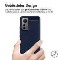 imoshion Brushed Back Cover Xiaomi 12 Lite - Dunkelblau