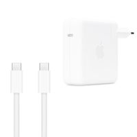 Apple Original USB-C-Netzteil 96 W + Original USB-C-zu-USB-C-Ladekabel 240 W – 2 Meter – für Apple MacBook – Weiß