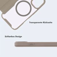 imoshion Transparente Bookcase mit MagSafe Apple iPhone 15 - Beige