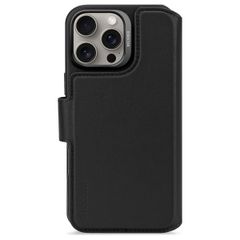 Decoded 2 in 1 Leather Klapphülle MagSafe Apple iPhone 16 Pro Max - Schwarz