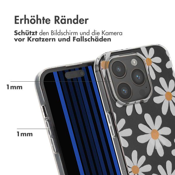 imoshion Design Hülle für das iPhone 15 Pro - Daisy flower