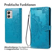 imoshion Mandala Klapphülle Motorola Moto G53 - Türkis