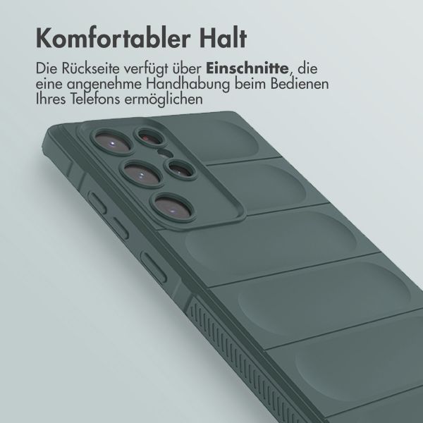imoshion EasyGrip Backcover Samsung Galaxy S22 Ultra - Dunkelgrün