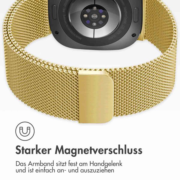 imoshion Magnetisches Milanaise Armband für das  Samsung Galaxy Watch Ultra (2024/2025) - Gold