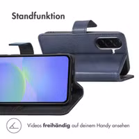 imoshion Luxuriöse Klapphülle Samsung Galaxy A37 (5G) - Dunkelblau