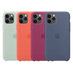 Apple 4 Pack Silikon-Case iPhone 11 Pro - Beryl + Clementine Orange + Pomegranate + Alaskan Blue