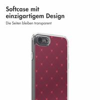 imoshion Design Hülle Apple iPhone SE (2022 / 2020) / 8 / 7 - Crush Check Coral Dust