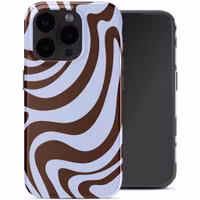 Selencia Vivid Rückabdeckung mit MagSafe Apple iPhone 15 Pro - Dream Swirl Chocolate