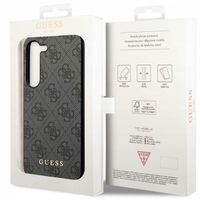 Guess 4G Classic Logo Back Cover Charm Samsung Galaxy S24 Plus - Schwarz
