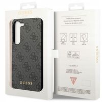 Guess 4G Classic Logo Back Cover Charm für das Samsung Galaxy S24 Plus - Schwarz