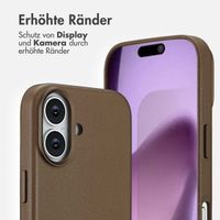 Accezz MagSafe Leather Backcover Apple iPhone 17 - Kaffeebraun