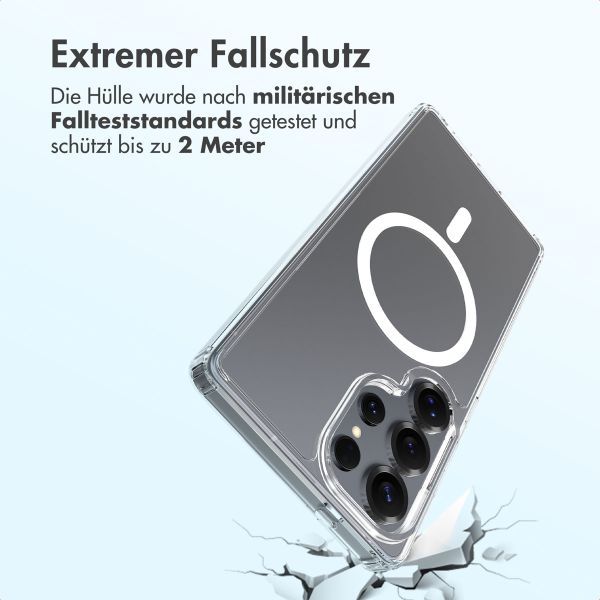 Accezz Xtreme Impact Backcover mit MagSafe Samsung Galaxy S25 Ultra - Transparent