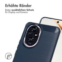 imoshion Brushed Back Cover für das Honor 200 - Dunkelblau