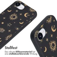 imoshion Silikonhülle design mit Band iPhone 16e - Sky Black