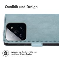 imoshion Luxuriöse Klapphülle Xiaomi 14T - Hellblau