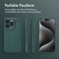 imoshion Color Back Cover mit MagSafe Apple iPhone 15 Pro - Dunkelgrün