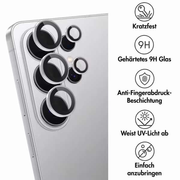 imoshion 2er-Pack Objektivschutz für Kamera für das Samsung Galaxy S26 Ultra - Silver Shadow