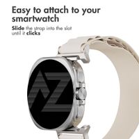 Accezz Nylon Alpine Armband für Samsung Galaxy Watch Ultra 2 (2026) / Ultra (2024/2025) - Polarstern