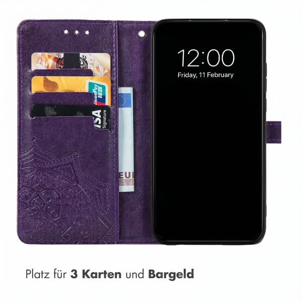 imoshion Mandala Klapphülle Motorola Moto G77 - Violett