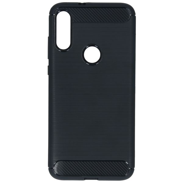 Brushed TPU Case Schwarz für das Motorola Moto E7