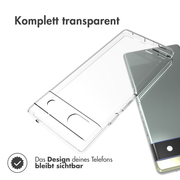 Accezz TPU Clear Cover für das Google Pixel 6a - Transparent