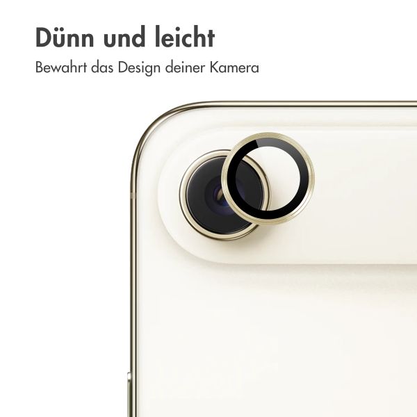 imoshion 2er Pack Kameraobjektivschutz für das Apple iPhone Air - Hellgold