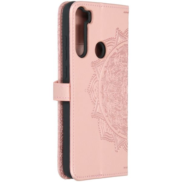 Mandala Klapphülle Hellrosa  Xiaomi Redmi Note 8T