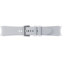 Samsung Original Ridge Sport Armband für die Samsung Galaxy Watch 4 / 5 / 6 / 7 - 20 mm - S/M - Silber