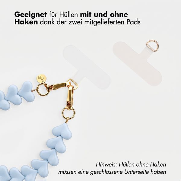 Selencia Lova Herz-Handgelenkbande - Powder Blue