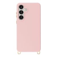 Selencia Rivièra Backcover mit MagSafe mit abnehmbaren Haken Samsung Galaxy S25 FE - Sorbet Pink