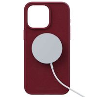 Njorð Collections Wildleder Comfort+ Case MagSafe für das iPhone 15 Pro Max - Red