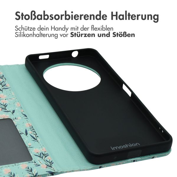 imoshion Design Klapphülle Xiaomi Redmi A3 - Blue Flowers