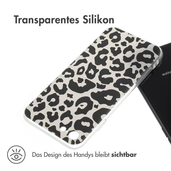 imoshion Design Hülle Apple iPhone SE (2022 / 2020) / 8 / 7 - Leopard Transparent