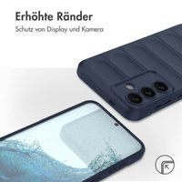 imoshion EasyGrip Back Cover für das Samsung Galaxy S24 - Dunkelblau