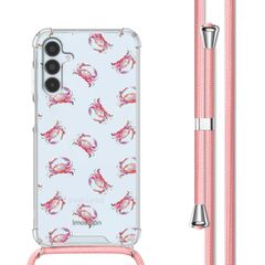 imoshion Design Hülle mit Band für das Samsung Galaxy A15 (5G/4G) - Crab Watercolor