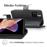imoshion Luxuriöse Klapphülle Xiaomi Redmi Note 11 Pro - Schwarz
