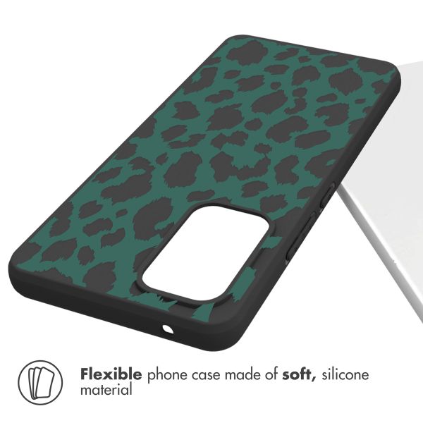 imoshion  Design Hülle für das Samsung Galaxy A53 - Green Leopard