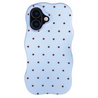 Selencia Vivid Wavy Backcover mit MagSafe Apple iPhone 16 - Happy Dots Digital Sky