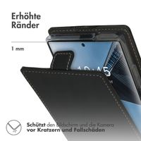 Accezz Flip Case für das Samsung Galaxy S23 Ultra - Schwarz