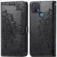 imoshion Mandala Klapphülle Oppo A15 - Schwarz